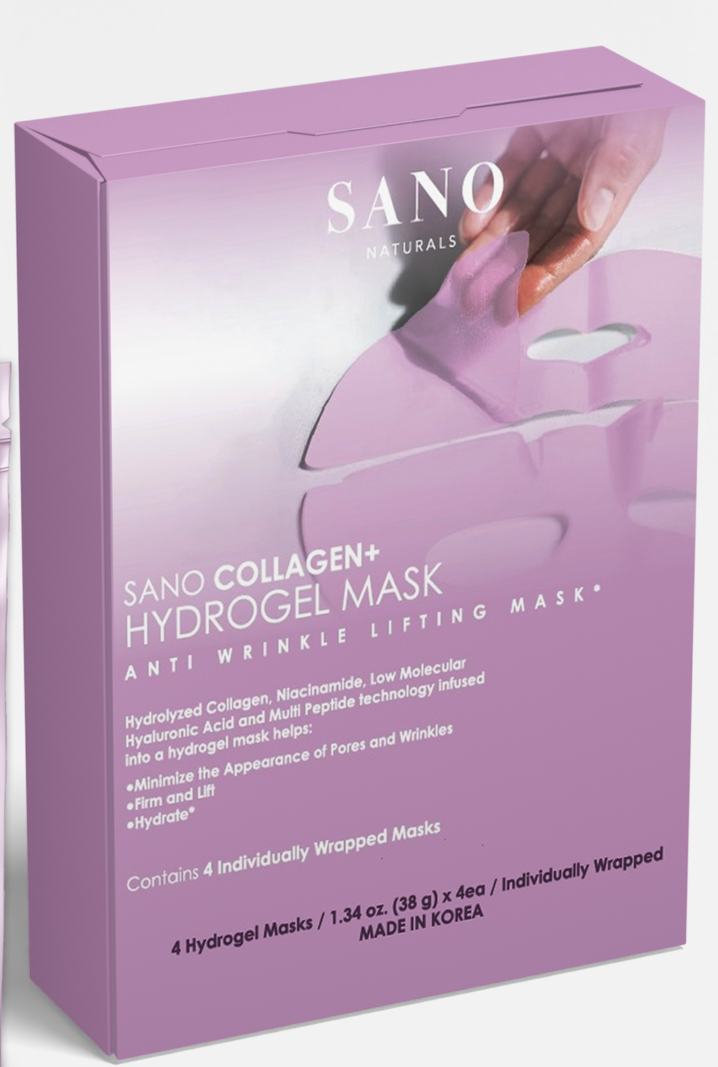 Collagen+ Hydrogel Mask - Wear up to Overnight - Turns from Opaque to Clear as Actives are Absorbed