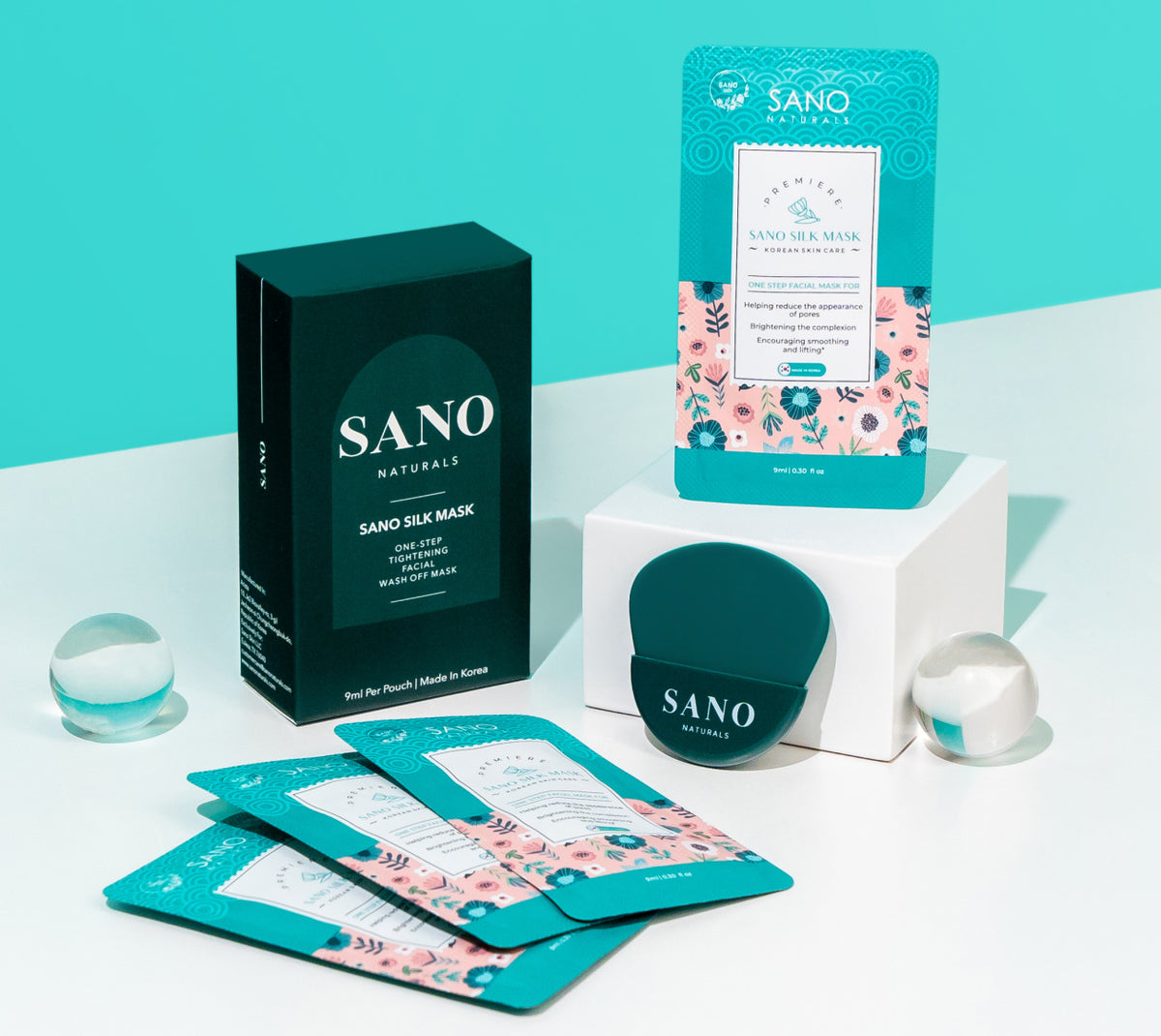 Sano Silk Mask 4 Pack